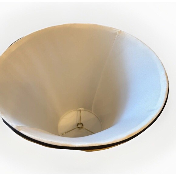 Royal Designs, Inc. Empire English Pleat Lamp Shade, BSO-724-14BLKGL, 10 x 14... - Picture 3 of 5